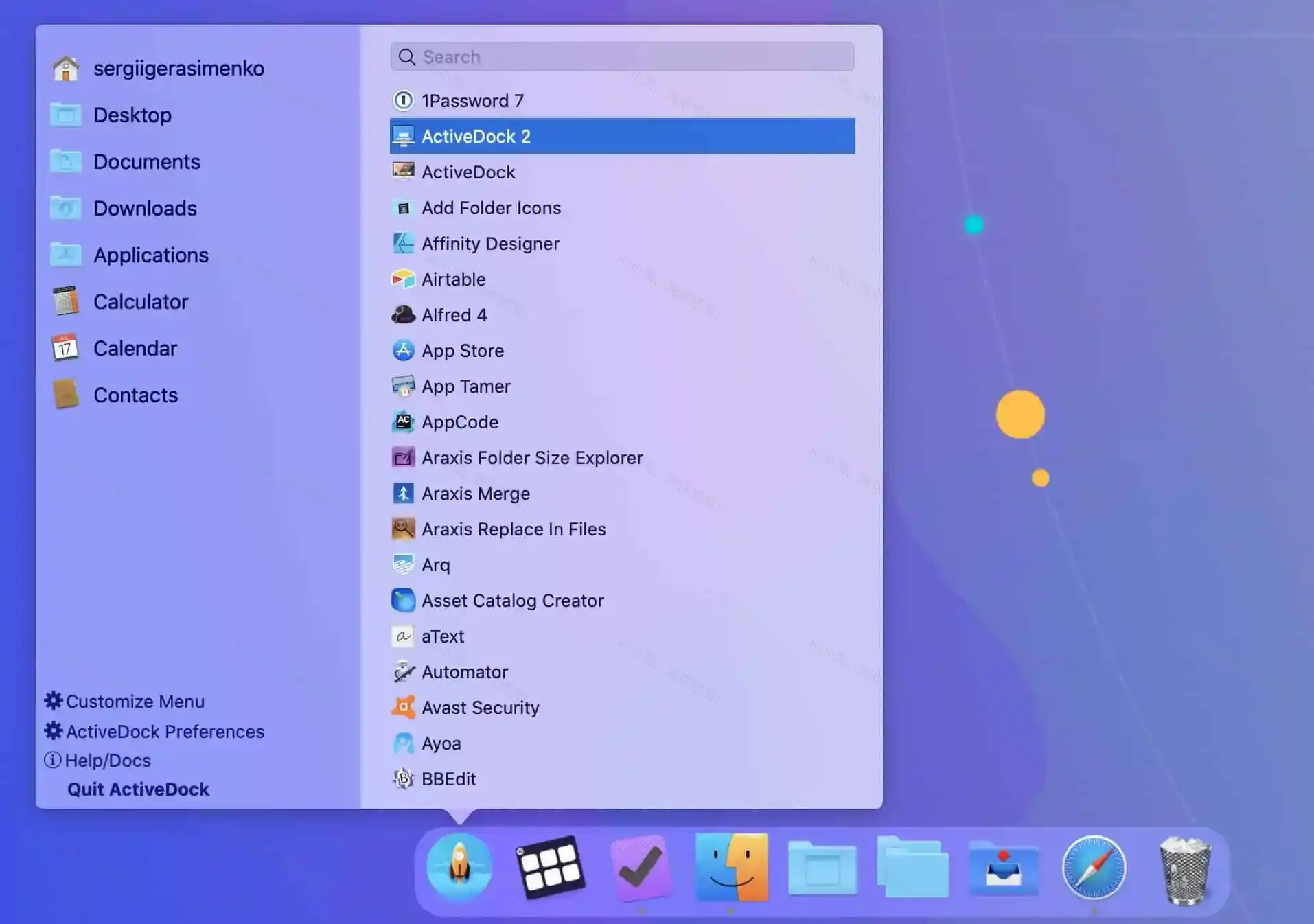 ActiveDock For Mac v2.601 Dock增强工具